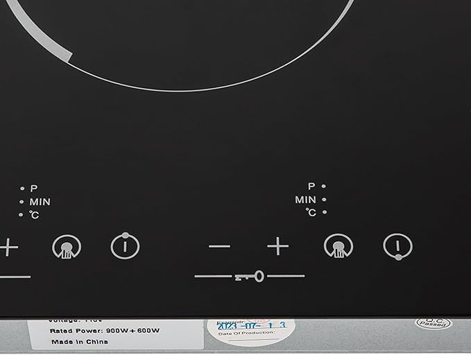 Estufa Vitrocerámica 2 Puestos 12 Pulgadas Empotrable 110V miniatura 5
