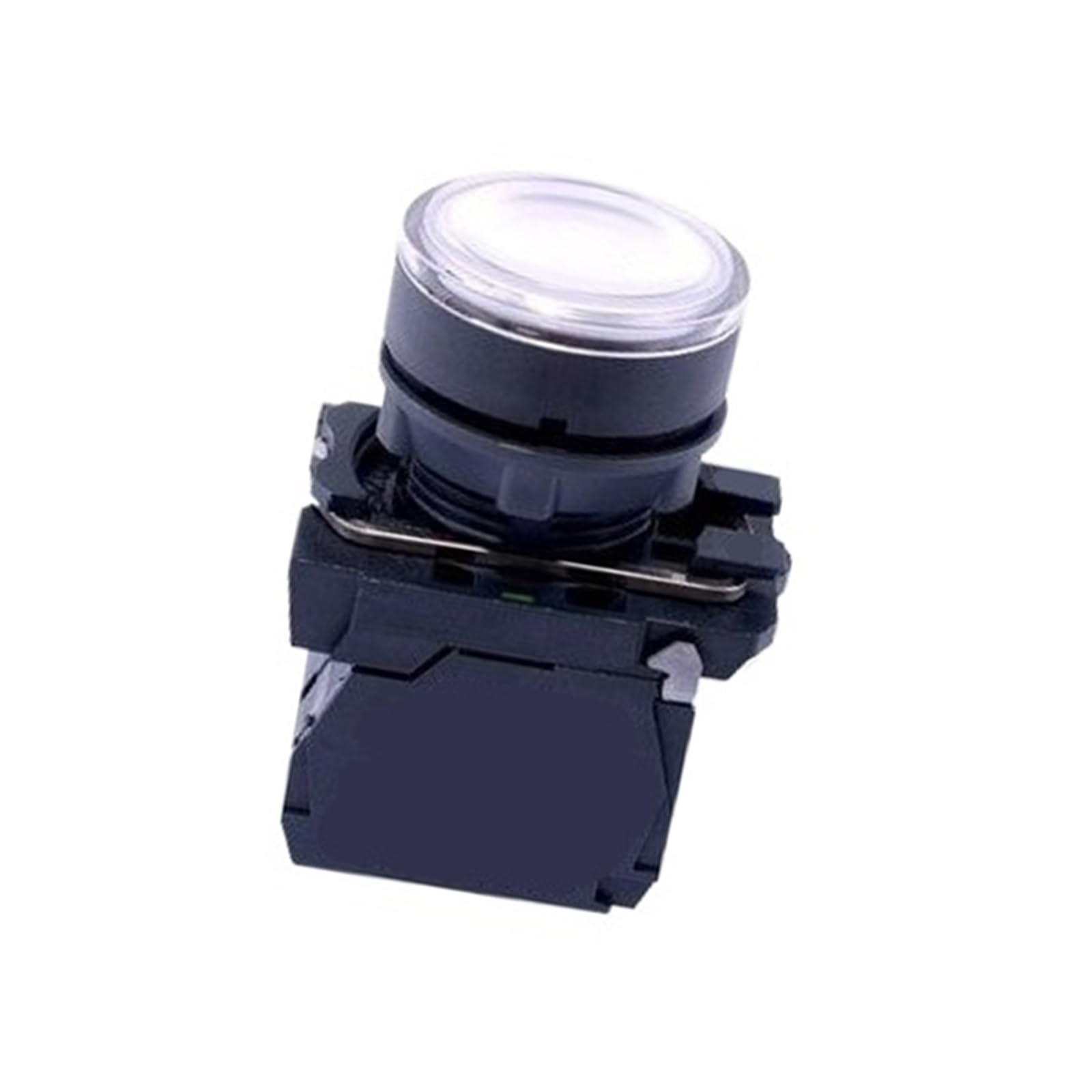 KKPOPP Push button switch XB5AW31B5C white 24V 1NO+1NC Ø22 panel mount for industrial equipment and automation systems control
