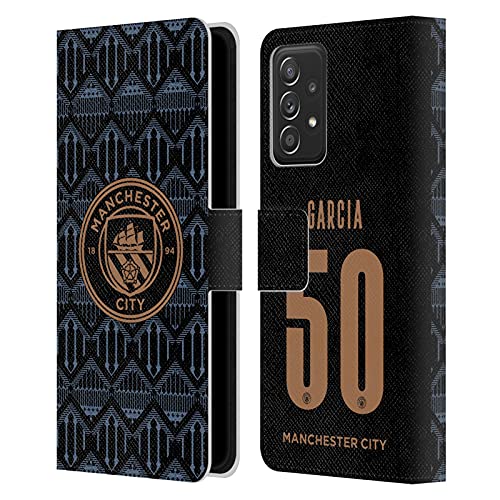 Coque cuir Manchester City pour Galaxy A52 protection intégrale premium sous licence officielle