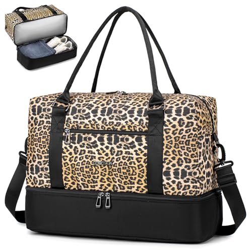 For Spirit Airlines Personal Item Bag 18x14x8 Underseat with Shoe Compartment,Carry On Weekender Overnight Tote Bag