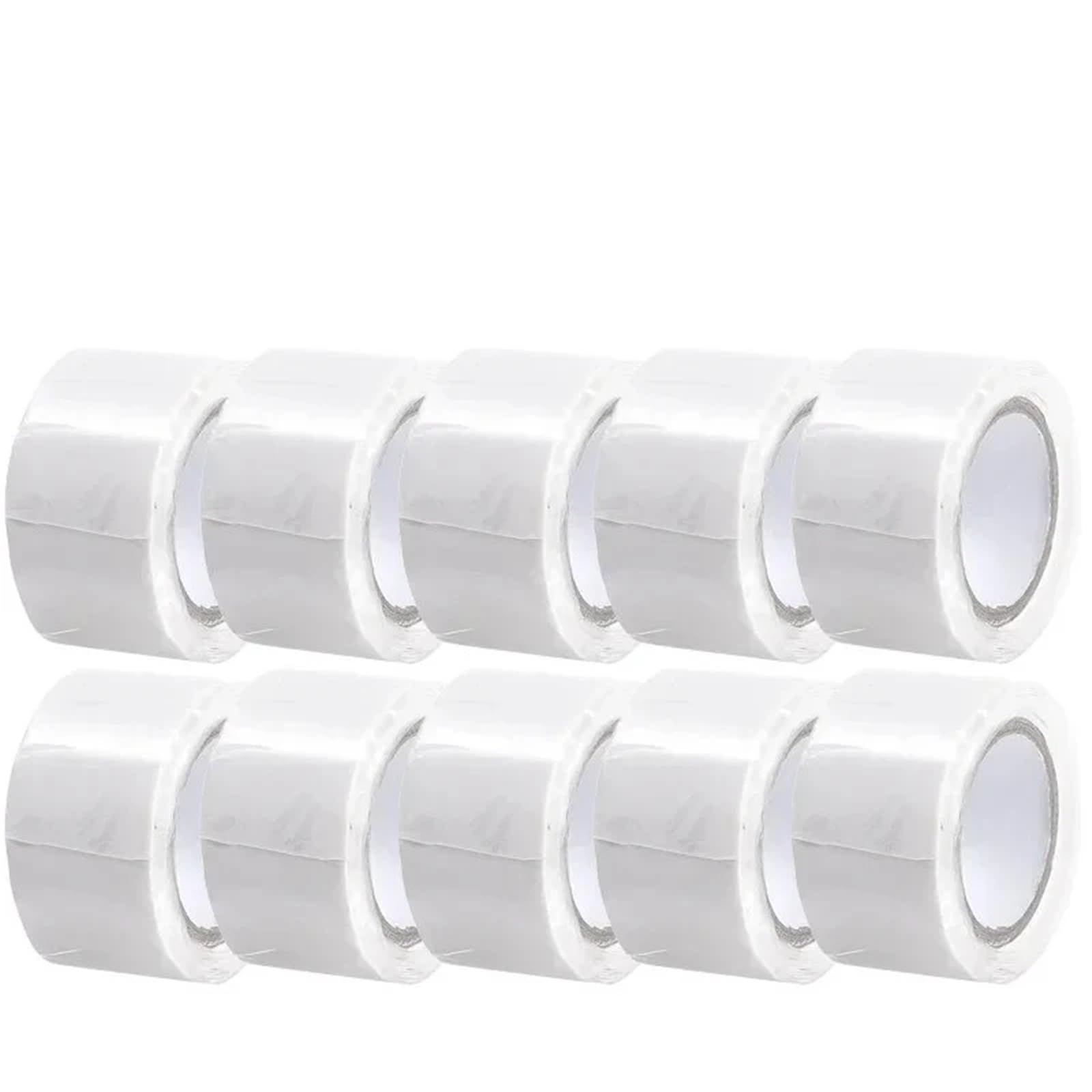 Nastro isolante autofondente in gomma siliconica | Utilizzo di riparazione multicolore: tubi, tubi flessibili, cavi, radiatori, automobili, imbarcazioni(White)