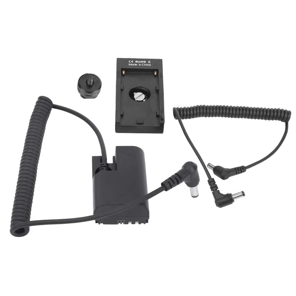 Kit Batteria Fittizia con Decodifica Completa per 7D con Piastra Fibbia, Plastica di Alta qualità, Alimentatore per Tempi di Ripresa Prolungati, 1 Pezzo