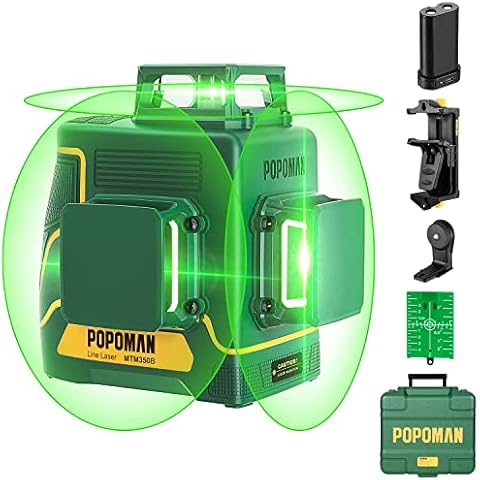 Nivel Láser verde POPOMAN 3x360 ° Cover