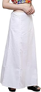 khushi CY-Girl Women's Royal Cotton Readymade Petticoat for Saree (Size-Small) Color-White-picture-55