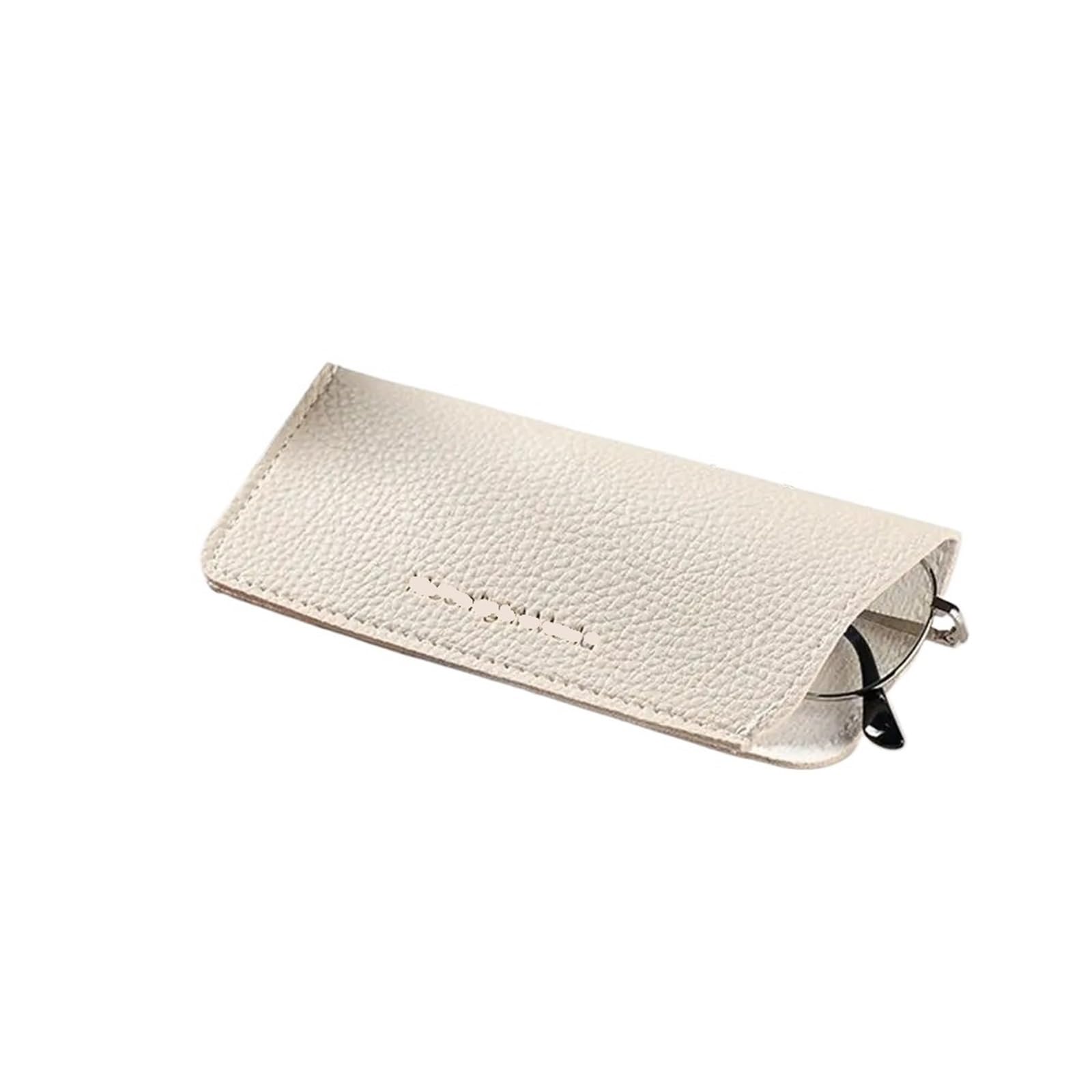 custodia occhiali Custodia Protettiva For Occhiali Da Sole Unisex In Pelle PU, Borsa Portatile For Lettura For In Tinta Unita