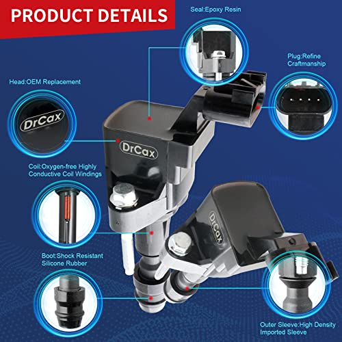 image for DrCax OEM Ignition Coil UF491 C1552 D522C Compatible with Chevrolet Bu