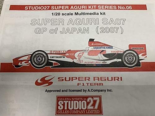 Amazon.co.jp  スーパーアグリSA07 日本GP仕様 STUDIO27 佐藤琢磨
