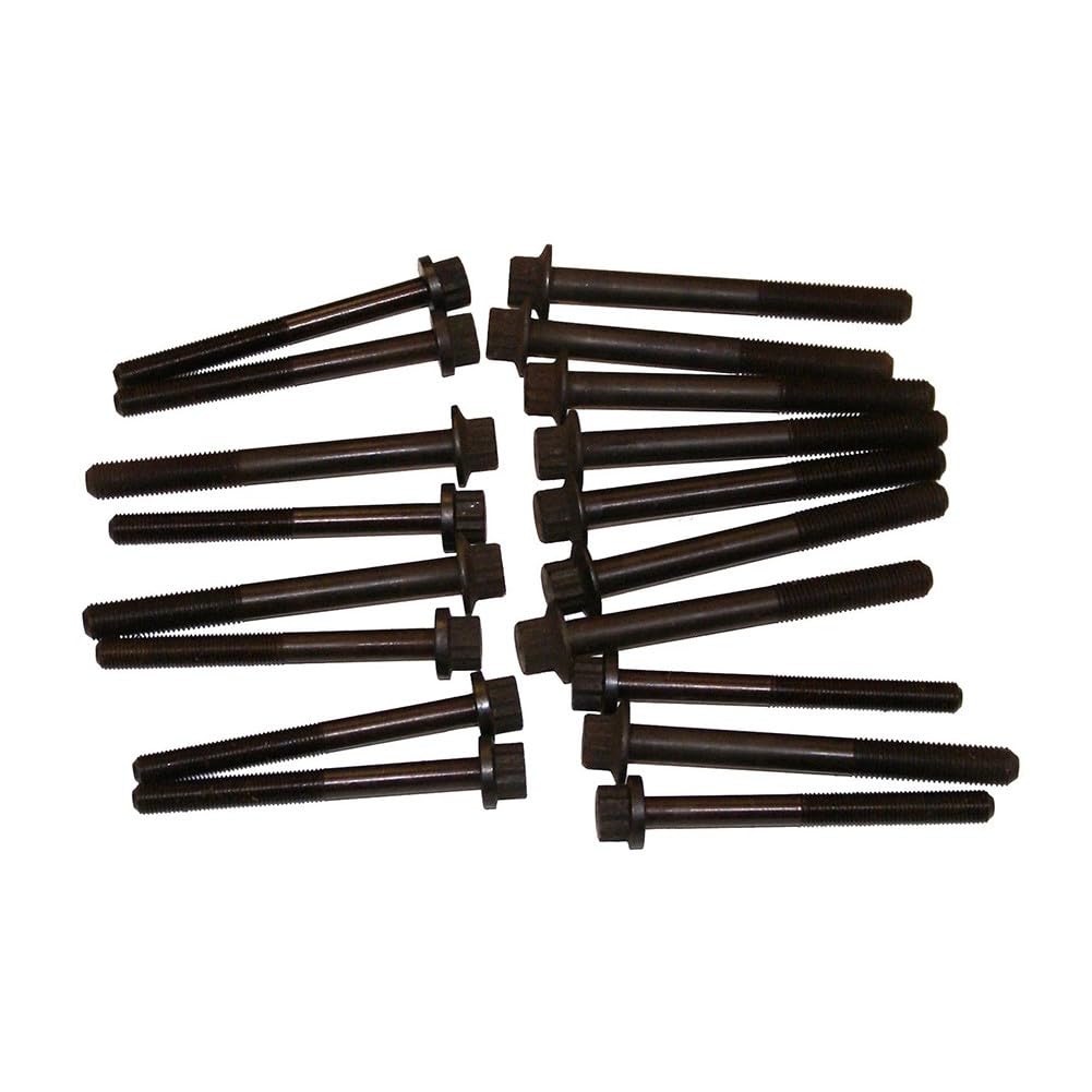 Set di bulloni per testa cilindri Ford Ranger Pickup e Mazda B2500 2.5TD - Acciaio al carbonio ad alta resistenza, trattato termicamente, resistente alla corrosione, sostituzione diretta per