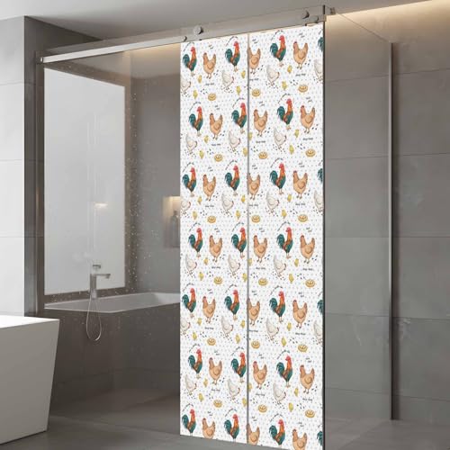 Vinilo Decorativo para Ventana Qeiwoamlton 78.7"x29.5" Blanco miniatura 3