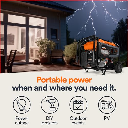 Generac GP8000E 7715 Electric Start Portable Generator - Image 3