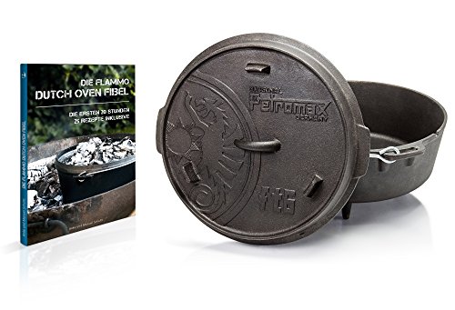 Preisvergleich Produktbild Petromax Feuertopf ft6 mit flammo Dutch Oven Fibel