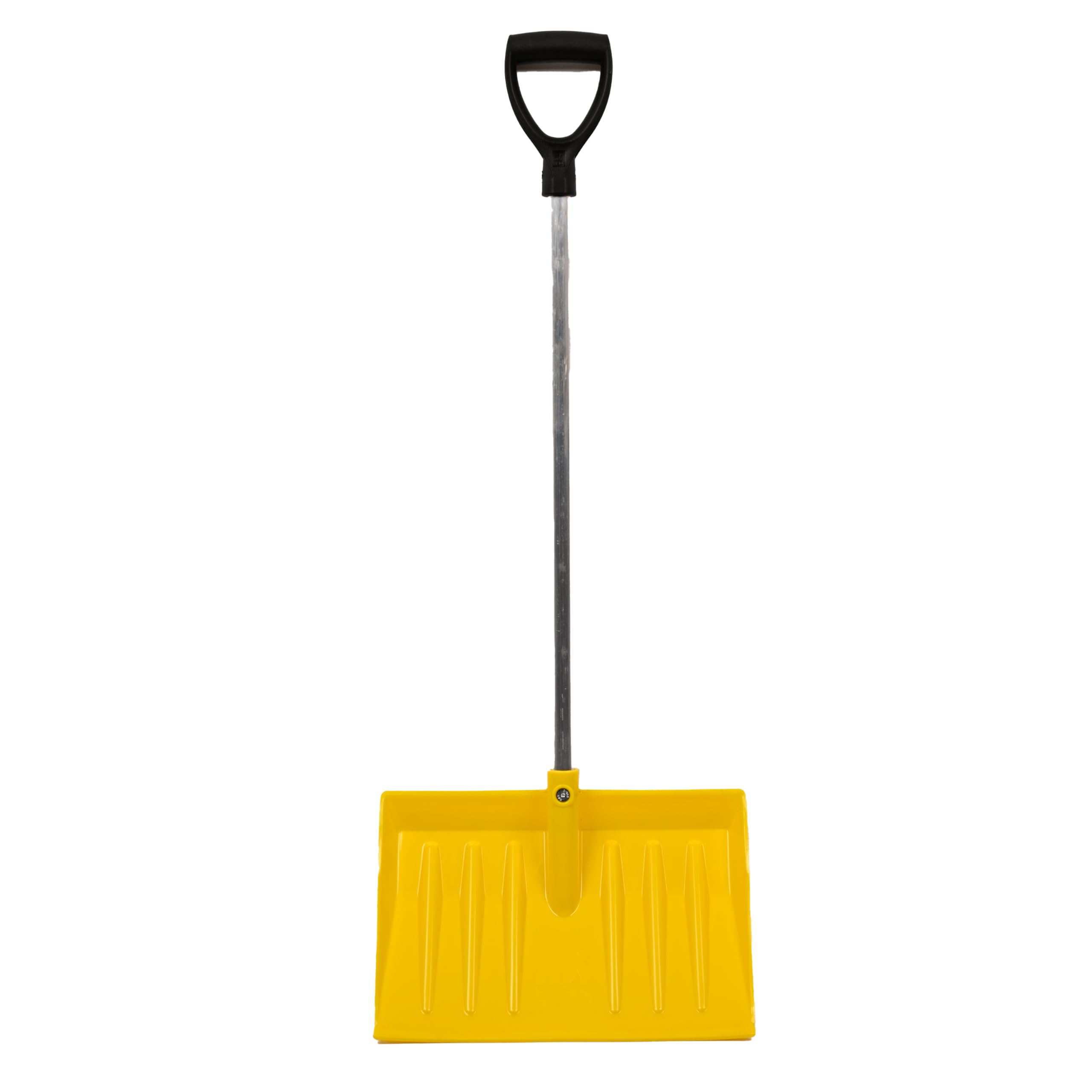 Red Gorilla Small Multi Shovel Yellow with D-Grip Handle Short Multi-Purpose Spade Lightweight Tool for Mucking Out Stable Garden Compost or Snow Shovel