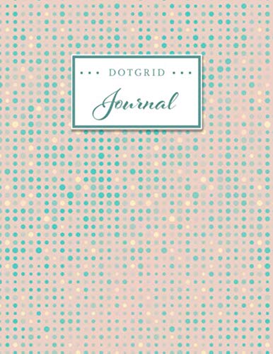 Dotgrid Journal: Dot Grid Journal and Notebook for Writing and Sketching, Abstract Cover, Snowflake Glitter, 8.5" x 11" Letter Size Journal