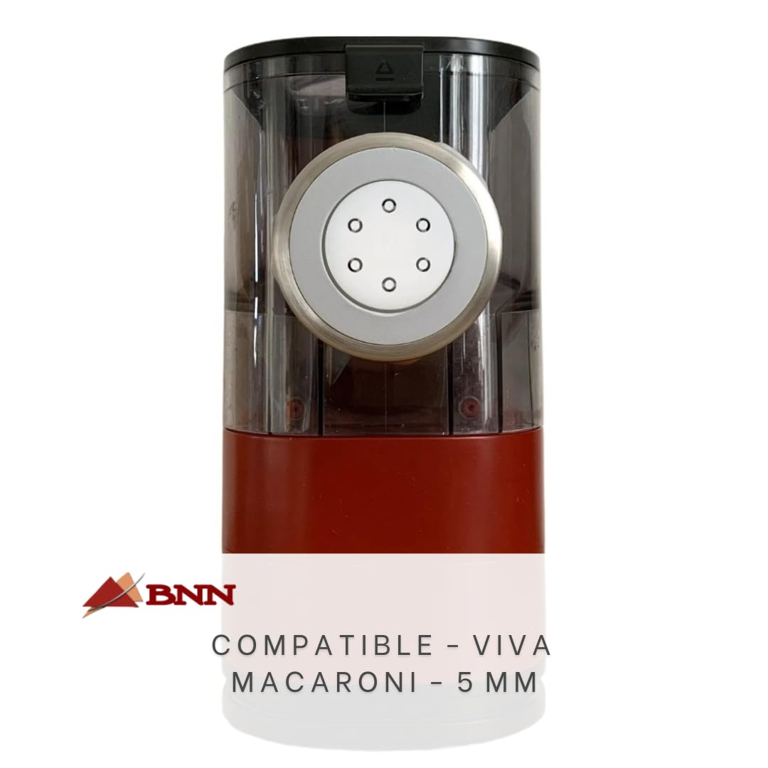 BNN - VIVA - Maccheroni diametro 7mm VMMACL07 - Pasta Disc compatibile con Philips Pasta Maker VIVA