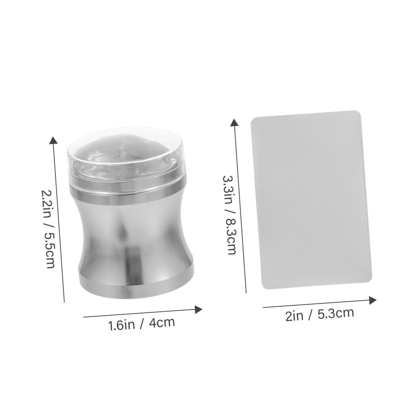 Mikinona 5 Set Di Stamper Per Nail Art Kit Per Nail Art Con Punta Francese Stamper Per Nail Art Stamper Per Nail Art Stencil Per Nail Art Facili Da Usare