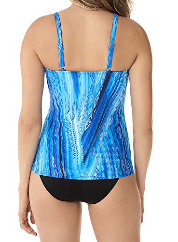 Miraclesuit Women's DD-Cup Swimwear Love Knot Tummy Control Underwire Bra Tankini Top Separate4