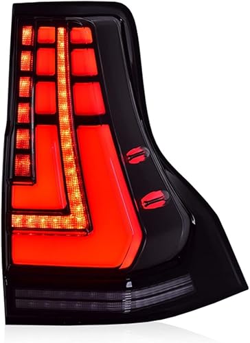 Miniatura 2 de YILKAL Taillight Assembly Compatible with Toyota Land Cruiser Prado J150 LED Drive Light LED Sequential Turn Signal Toyota Prado Tailligt