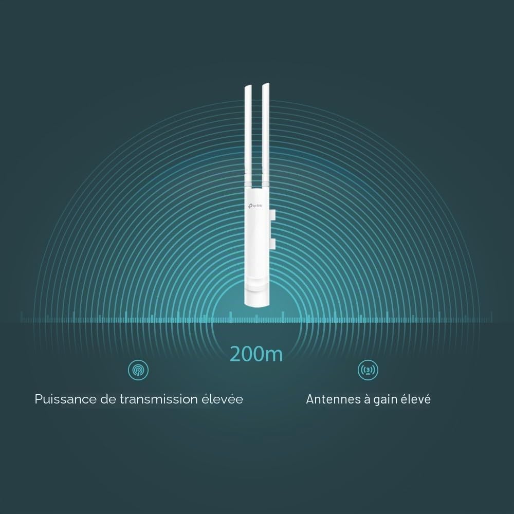 TP-Link EAP113-Outdoor Punto de Acceso WiFi N300 IP65 Blanco