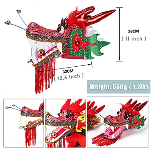 Schudden Poi Dragon Dance Lint Fitness Dragon Dance Lint Streamer voor Outdoor Lente Uitje Achtertuin Spelen Glasvezel… - Image 3