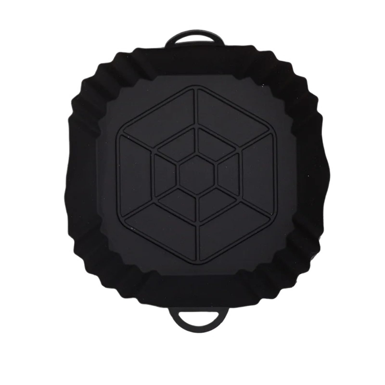 Bandeja de silicona for freidora aire con asa, bandeja cuadrada for hornear y revestimiento cocina reutilizable (1, 2 o 3 unidades)(X3)