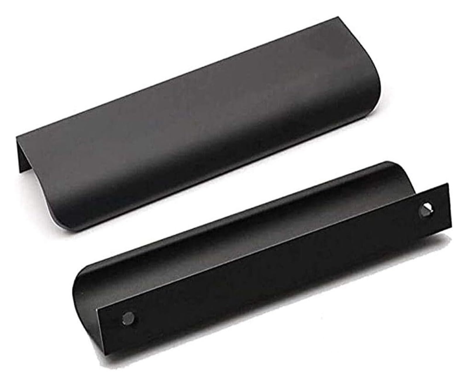 LQZAXSRDR Concealed Drawer Handles, Concealed Curved Cupboard Cabinet Handles Drawer Pulls Aluminum Alloy 288,320mm 2/5pcs(5pcs,288mm)