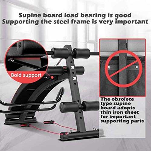 Tengma Adjustable Weight Bench, Foldable Decline Sit up Bench Crunch Board, Ab Abdominal Bench Fitness Home Gym Exercise Sport Support for Bench Press, Leg Lifts, Dumbbell Curls
