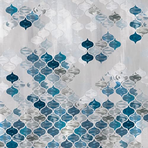 Image of DDECOR - Jaali 100% Cotton Double Bedsheet with 2 Pillow Covers, King Size, Blue