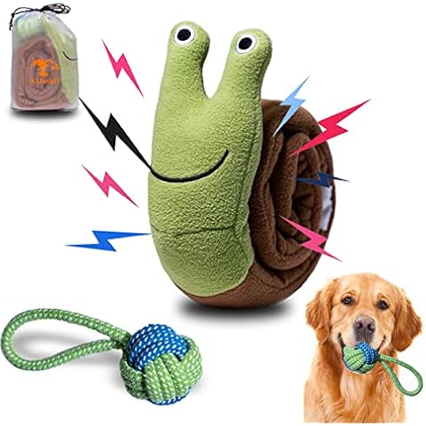Xummi Hundespielzeug Intelligenz & hundespielzeug Knoten-2 Stück Interaktive Hundespielzeug - Quietschendes Hundespielzeug zum Stressabbau-Baumwolle Hundeseil Knoten Cover