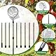 Forhandy Obstpflücker Apfelpflücker 4M Obstpflücker mit Teleskopstiel und Stoff, Obstpflücker für Kirschen, Pflaumenpflücker