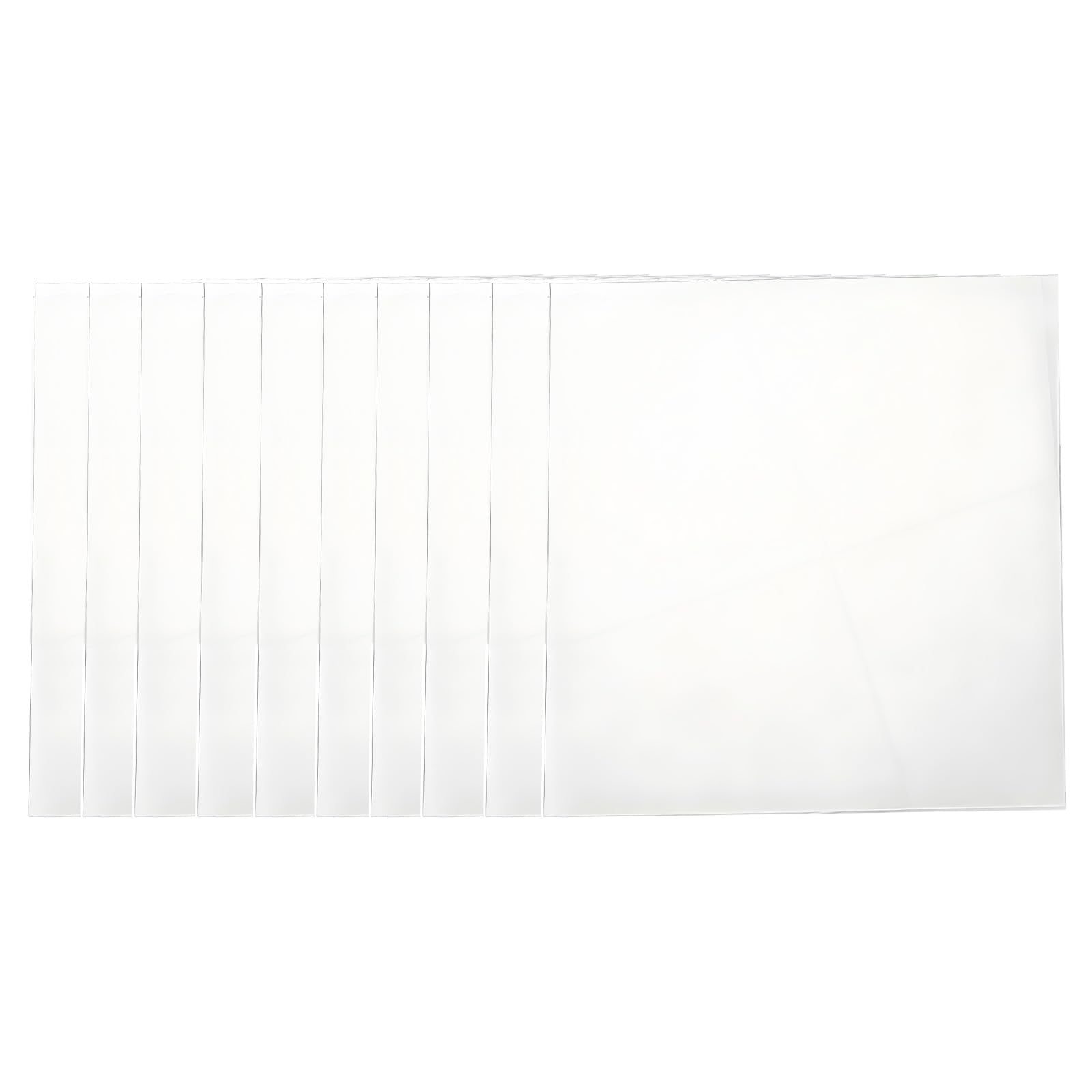 Kalttoy 10 Sheets White PET Film for Stencils Embossing and Scrapbooking Projects White Polyster Film Templates