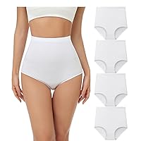 wirarpa Mutande Donna Cotone Vita Super Alta Slip Donna Mutantina Elastiche Culotte