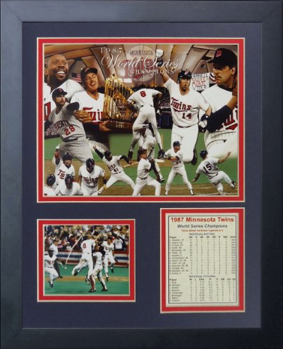 Cadre photo 1987 Minnesota Twins Champions protège photo contre jaunissement