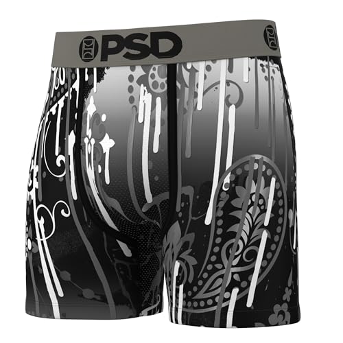 PSD Men's Boxer Briefs - Luster Lux 3 Pack, 5 Inch Inseam, Moisture-Wicking, Boxer Briefs for Men Pack, Medium2