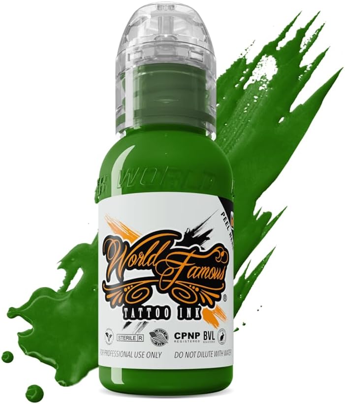 Everglades Green - World Famous Ink Dövme Boyası - 1oz/30ml