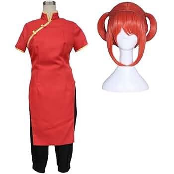 Acos 製 銀魂 神楽 コスプレ衣装 Amazon.co.jp: ACOS 銀魂 神楽の衣装 半袖チャイナ服 Mサイズ