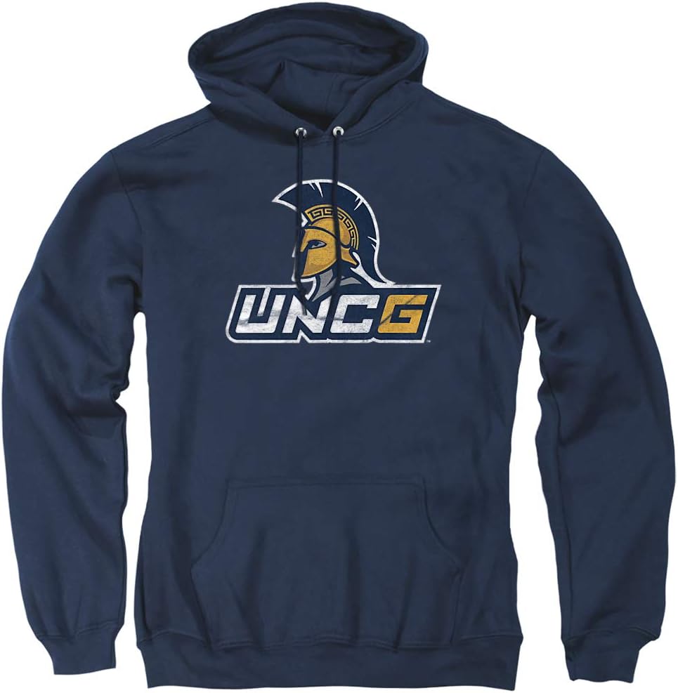 LOGOVISION Official Collegiate Distressed Primary Logo Adult Pullover Hoodie Collection