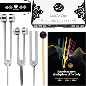 Tuning Forks for Healing Set (128Hz...