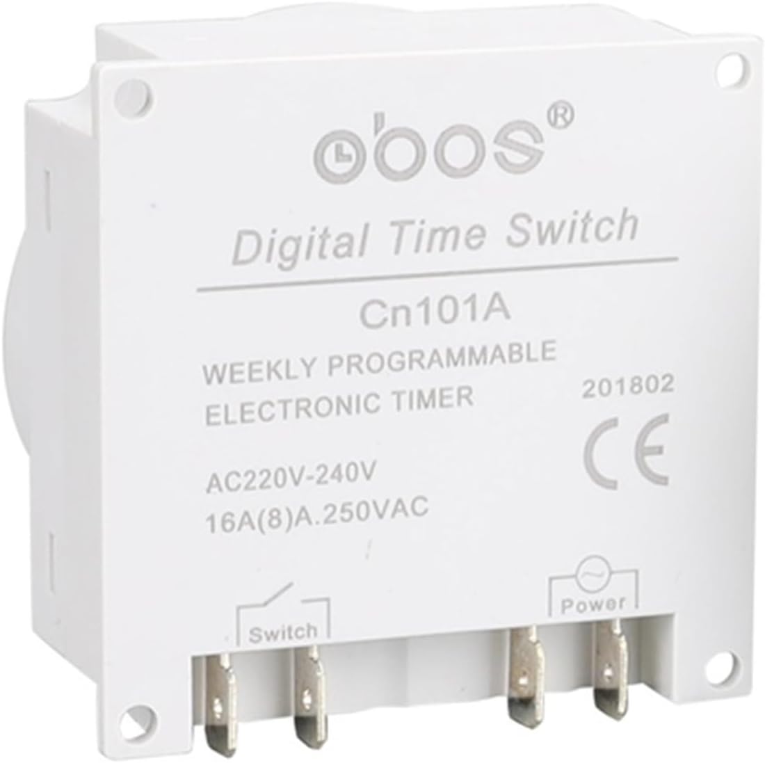 Rechargeable 220V Timer Digital programmable time Switch with 1m-168H time Range 16 Times on Off per Day/Weekly