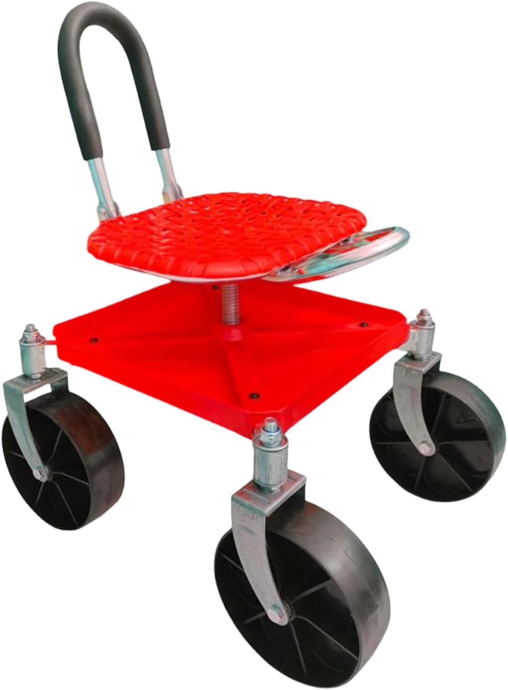 ガーデニングスツール,360度回転スウィベルガーデンチェア | 耐荷重150kg 屋外用 芝生 チェア 剪定 植え替え パティオ 庭