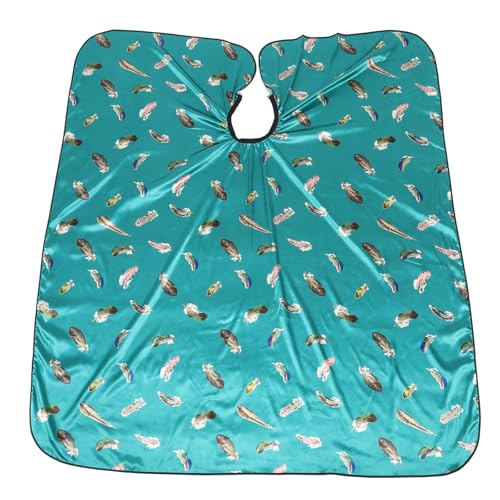 CALLARON capa para peluquero para adulto, delantal de estilista ligero, impermeable, bata de salón para corte de cabello en casa y profesional