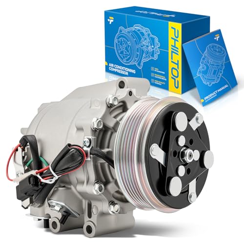 Image of PHILTOP C2535 Air Conditioner AC Compressor with Clutch for Honda Civic 2012-2015 1.8L, Acura ILX 2013-2015 2.0L