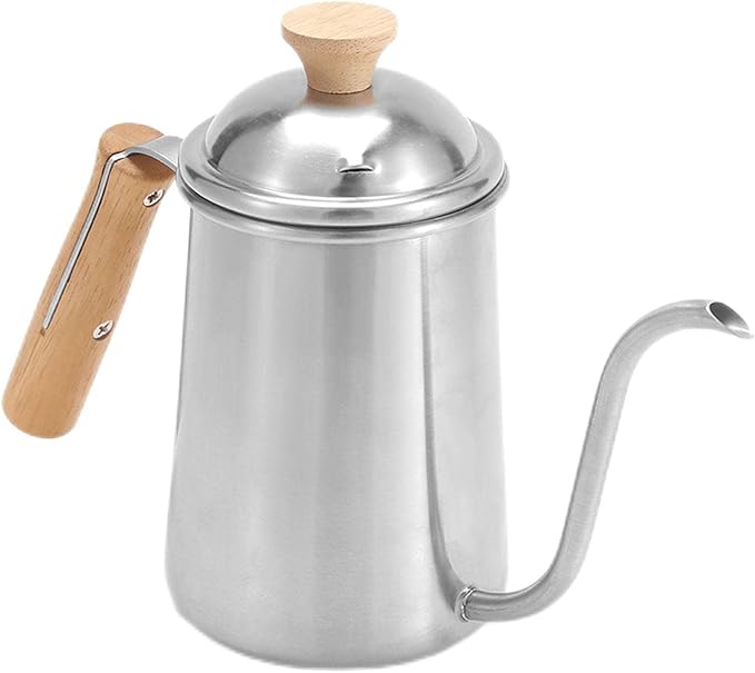 Camping Coffee Pot,Stainless Steel Campfire Coffee Pot with