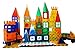 Price comparison product image Mag-Genius 108 Piece Magnetic Building Blocks Multi Colored Building Tiles With 13 Bonus Click in Pieces and Free Storage Bin