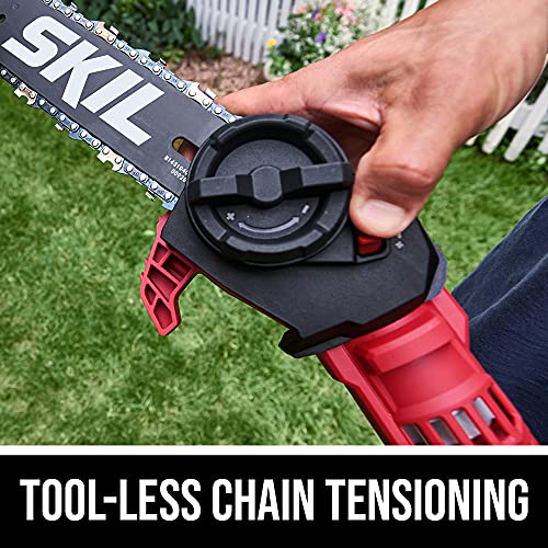 Skil PS4561C-10 Pwr Core 40 Brushless 40V 10'' Pole Saw Kit With Over 9Ft. Telescoping Shaft & Angled Head, Includes 2.5Ah Battery And Auto Pwr Jump Charger thumb #4