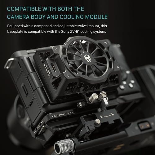 Tilta Arca Baseplate Compatible with Sony ZV-E1 Anti-rotation Design and Quick Installation - Black TA-T35-BP-B - Image 2