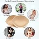 Nimiah BH Pads Inserts Breast Enhancers - 2 Paare Push up Badeanzug Pads Add 1-2 Cups Größe Fits D Cup | Beige