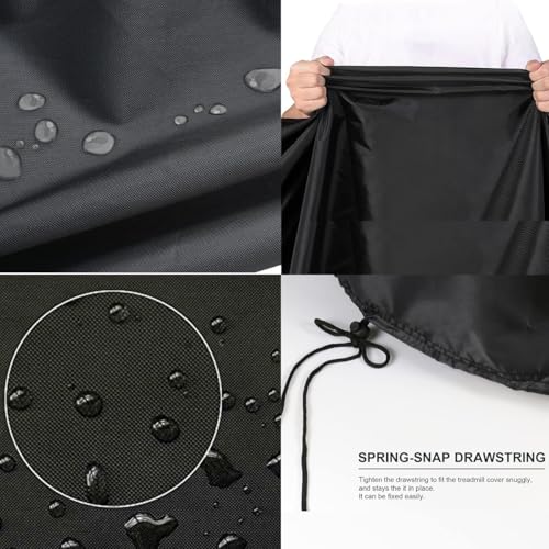 Housse de tapis de course anti-poussière style A pour préserver votre moteur - 4
