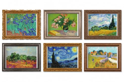 Affiches Van Gogh impression d'art lot 6 posters décoration murale chambre salon sans cadre