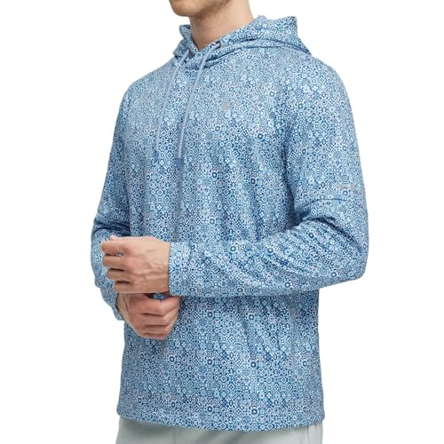 Image of M MAELREG Hoodies for Men Golf Fleece Hooded Sweatshirts Dry Fit Athletic Lightweight Casual Midlayer Mens Hoodies Pullover