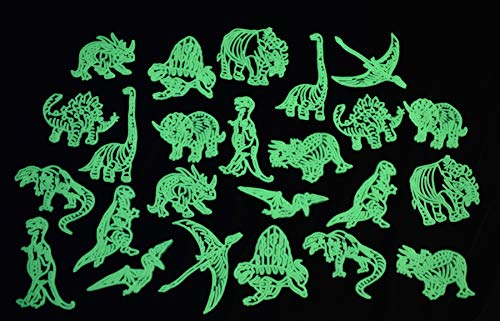 DIRECTGLOW LLC 24 Piece Glow in The Dark Dinosaurs DIRECTGLOW LLC 24 Piece Glow in The Dark Dinosaurs